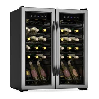 Klarstein Klarstein Vinamour - Frigorifero per vini 2 zone di raffreddamento 7 ripiani Controllo touch Protezione UV