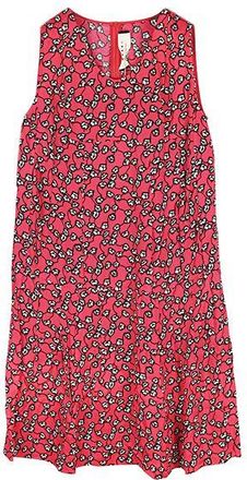 Marni Pink & white floral crepe swing dress Size S