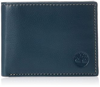 Timberland Mens Blix Slimfold Wallet Billfold, Navy, One Size