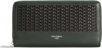 Dolce & Gabbana Portafoglio lungo in pelle - Verde