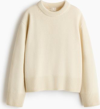 H&M Wollpullover - Beige