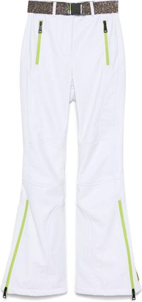 Khrisjoy glitter-detail ski bottoms - White