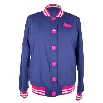Moschino Love Moschino Bomber Jacket in Navy Blue Polyester