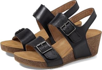 COMFORTIVA Erlina Womens Sandals Black : 7.5 M (B), Leather/Rubber