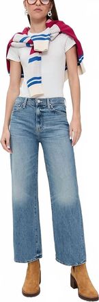 Mother The Dodger Flood Jeans In Folkstar