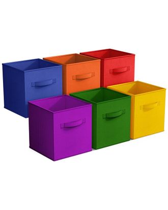 Sorbus 6 Pack 11In Foldable Storage Cubes