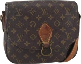 Louis Vuitton Pre-owned Cross Body Bags, female, Brown, Size: ONE SIZE Pre-owned Canvas Cross Body Bag