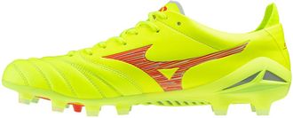Mizuno Morelia Neo 4 Elite Safety Yellow Fiery Coral P1GA243245