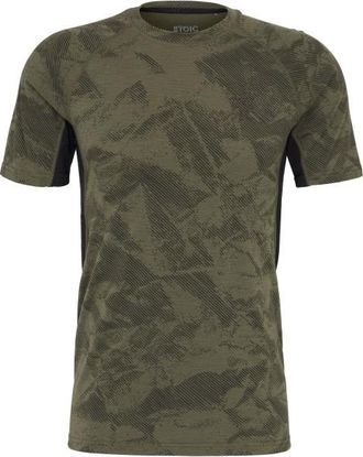 Stoic MerinoMesh150 SadjemSt. S/S Merinoshirt f&uuml;r Herren | oliv