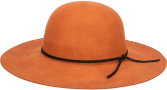 San Diego Hat Company Felted Wool Floppy Hat in Rust at Nordstrom Rack