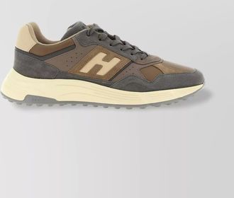 Hogan perforated lightweight sneakers rubber sole