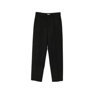 Brunello Cucinelli Black Flat Front Pants