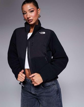 The North Face Womens Retro Denali heavyweight polar fleece jacket in black - Size X-Small