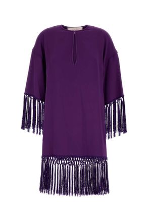 Valentino Garavani Purple Cady Dress