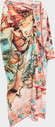 Camilla Notes From the Road Long Sarong Coverup