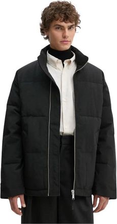 Won Hundred Ge&iuml;soleerd Jack - Heren - Winterjassen - Zwart - M - Leer - Jassen
