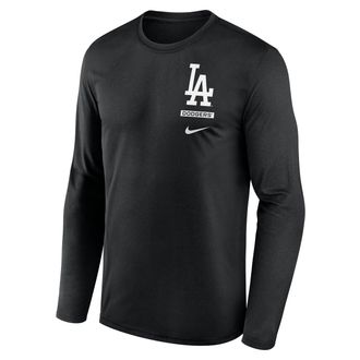 Nike Los Angeles Dodgers 2-Hit Legend Nike Mens Dri-FIT MLB Long-Sleeve T-Shirt in Black | NKGT00ALD-0ZZ