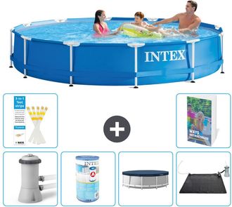 Intex Piscina Con Estructura Redonda - 366x76 Cm - 7-piezas S271