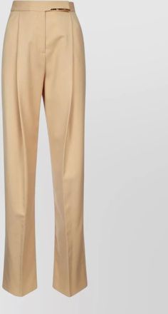 Elisabetta Franchi tailored trousers front pleats belt loops