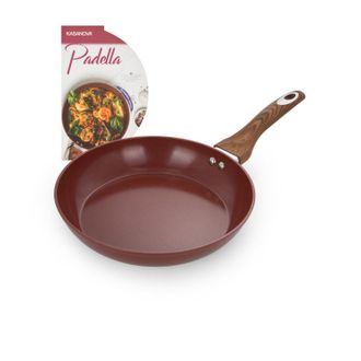 KASANOVA Padella 26 cm in ceramica burgundy New Ceramic