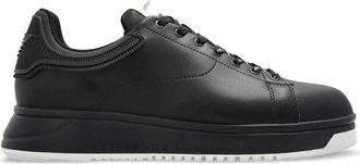 Emporio Armani Sneakers in pelle con lacci - Nero