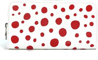 Louis Vuitton Red Color Rouge White Epi Leather Coin Purse/Coin Case (Pre-Owned)