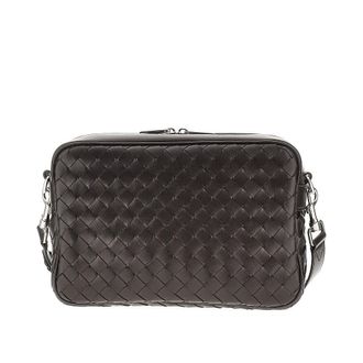 Bottega Veneta Intrecciato leather camera bag Man One Size