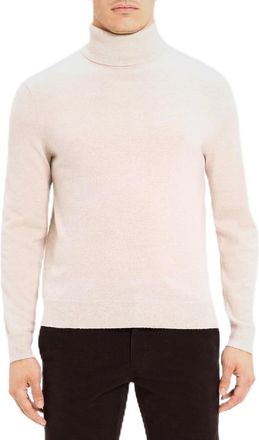 Theory Mens Hilles Stripe Sweater, Pestle Melange/Ivory, XXL