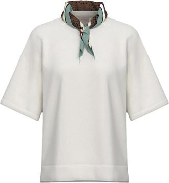 Emme Di Marella Emmfado T-shirt - Dames - T-shirts - Wit - M - Katoen - Tops