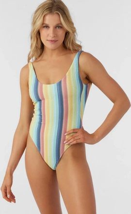 O'Neill Beachbound Stripe North Shore Swimsuits Womens Multicolor ASM311
