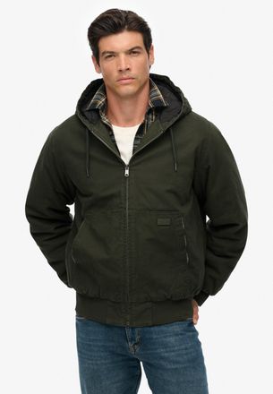 Superdry Parka »CANVAS SURPLUS HOODED JKT« mit Kapuze