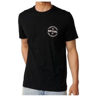 Rip Curl Staple Tee T-Shirt f&uuml;r Herren | schwarz