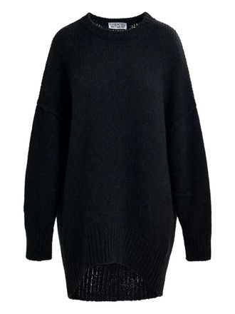 Essentiel Ifly mini-jurk met ruches - Zwart