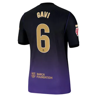 Nike Gavi Barcelona 2026/27 Match Away Kobe Nike Mens Aero-FIT Soccer Jersey in Purple | NN204432683-FCB