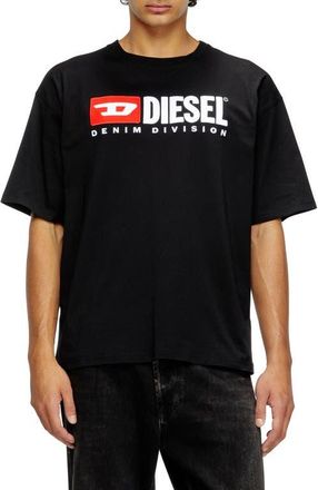 Diesel T-Boxt-Div Relaxed Logo T-Shirt in Deep/Black at Nordstrom, Size X-Large