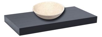 Puma Naturel - Encimera De Lavabo Sin Lavabo Dolce 90x8x50 Cm, Negro Mate Do9050bl