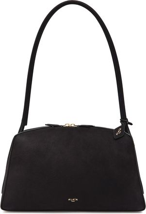Alaia Le Bulldog Grained Nubuck Shoulder bag - Black - One Size