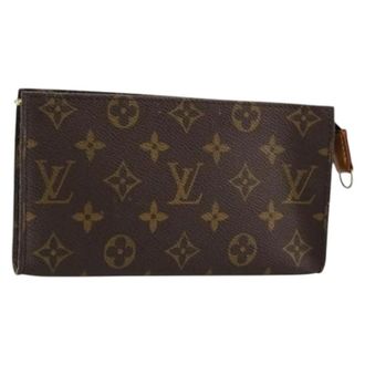 Louis Vuitton Pre-owned Clutches, female, Brown, Size: ONE SIZE Pre-owned Vintage Monogram Canvas Pouch