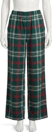 Z Supply Hangout Plaid Pant In Mistletoe