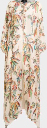 Etro Paisley Kaftan Coverup