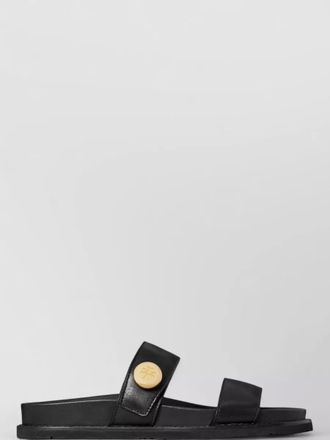 Tory Burch leather romy sport slides