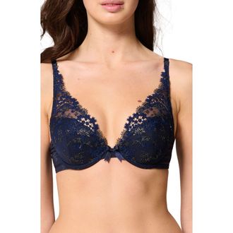 Simone P&eacute;r&egrave;le Wish Triangle Contour Bra in Saphire at Nordstrom, Size 32D