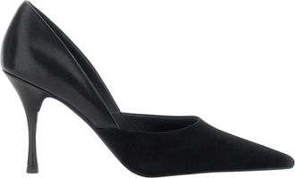 Jeffrey Campbell Zwarte pumps met hoge stilettohak van su&egrave;de voor dames - Dames - Pumps - Zwart - 38 EU - Su&egrave;de - Schoenen