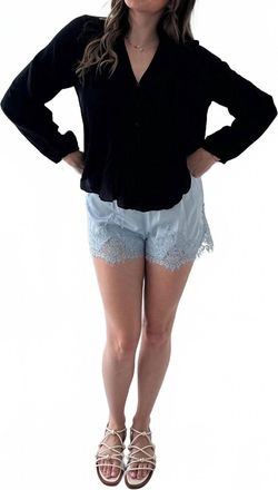 Mustard Seed The Sloane Top In Black