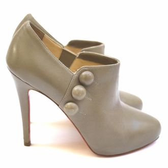 Christian Louboutin Cest Moi Nappa Leather Ankle Boots Size 38
