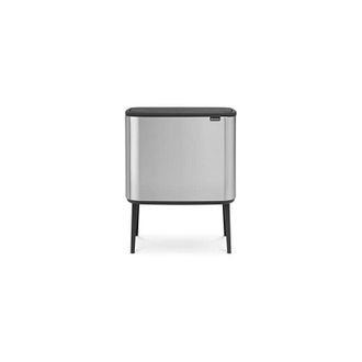 Brabantia 316227 Papelera 34 L Rectangular Pl&aacute;stico, Acero Acero Inoxidable