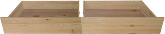 Muemue Cajones set de 2 cama madera pino 24,8x94x62cm
