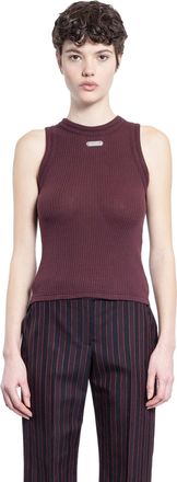 Alexander McQueen Cotton Rib Mcqueen Top