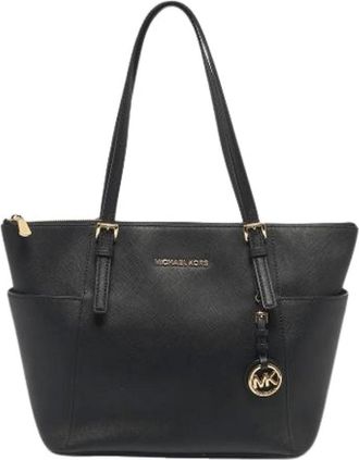 Michael Kors Pre-owned Tote Bags, female, Black, Size: ONE SIZE Pre-owned Leather Shoulder Bag