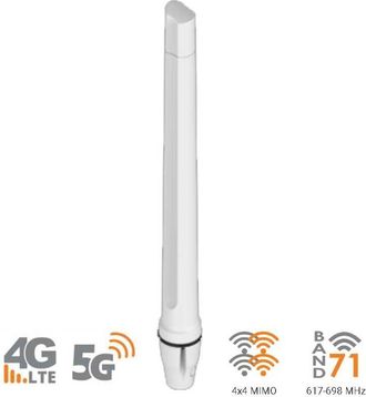 OEM Poynting Antena Marina Costera Lte/mimo (4x4), 4g/5g, 617-3800 Mhz, 4dbi